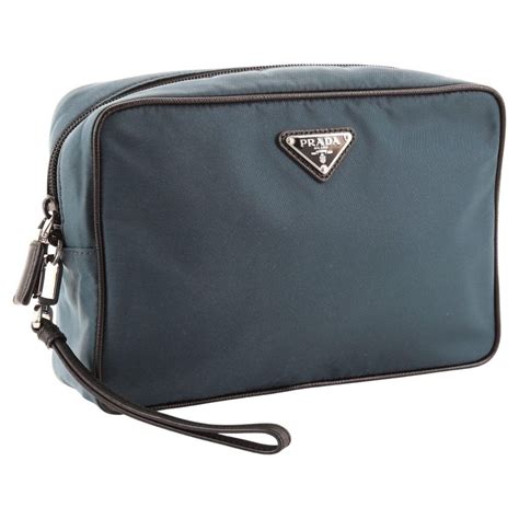 prada toiletry pouch|prada tessuto nylon pouch.